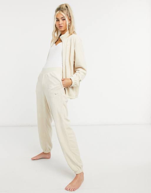 Nike cord tracksuit in cream ASOS