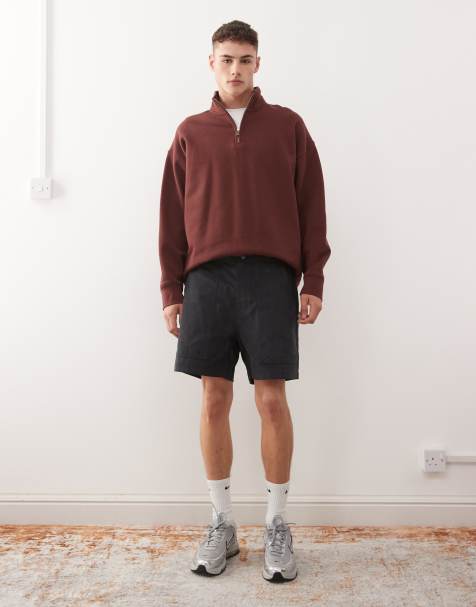 Nike cord shorts in black - view 1