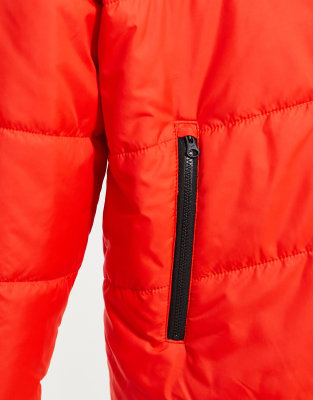 red nike bubble jacket