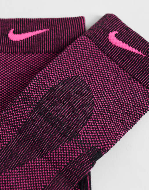 Nike Corsa calzini leggeri neri e rosa, 3 di 3