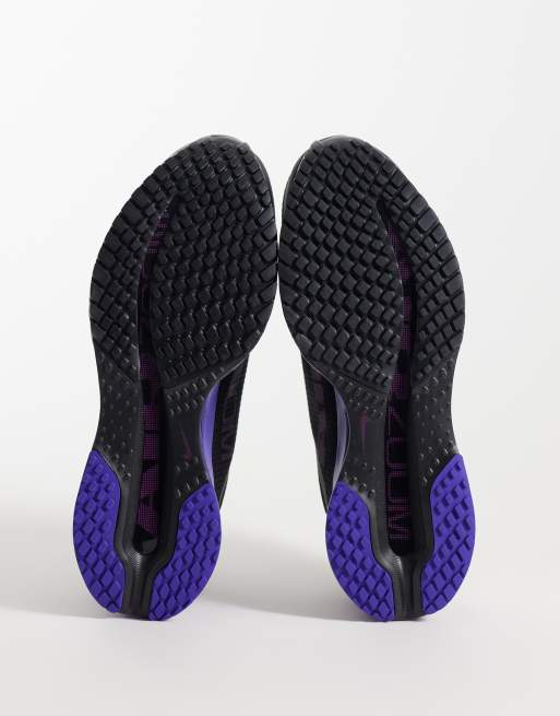 Nike Corsa Pegasus Premium sneakers nere e argento metallizzato, 5 di 5