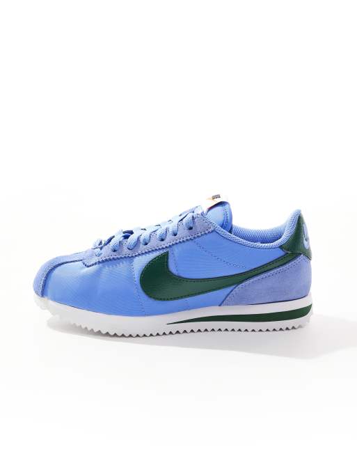 Nike Cortez Baskets Bleu et vert ASOS