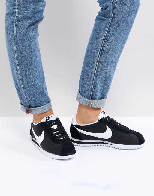 Cortez femme cheap noir et blanche