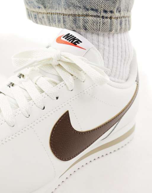 Basket nike cuir blanc best sale