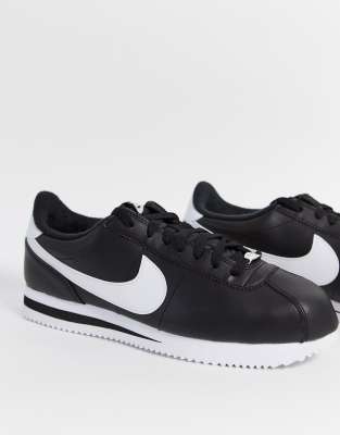 nike cortez cuir noir