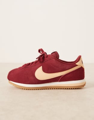 Cortez - Baskets en daim - Rouge 38