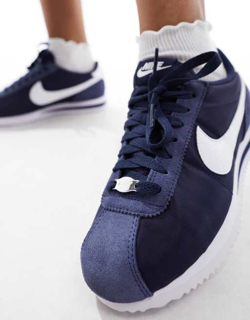 Nike Cortez Baskets en nylon Bleu marine ASOS