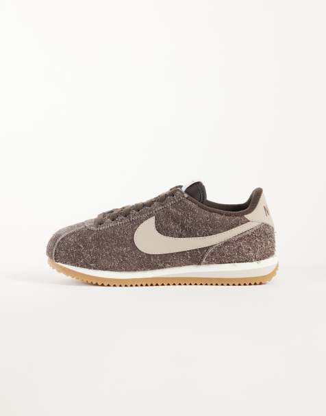 Nike Cortez buty sportowe z brązowego zamszu - view 1