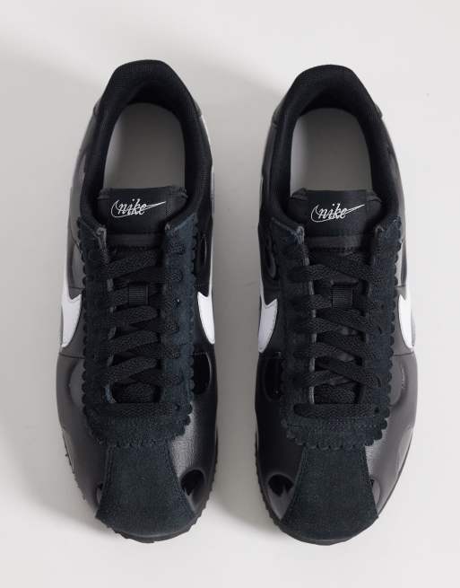 Nike Cortez leather sneakers in black and white polka dot | ASOS