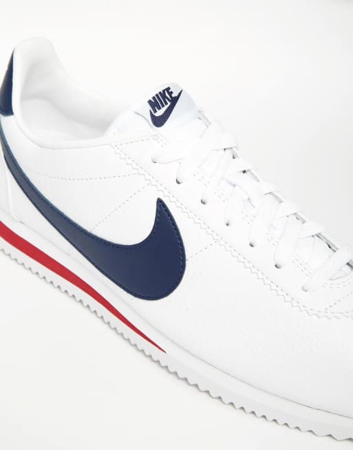 Nike cortez shop Leather Blauw