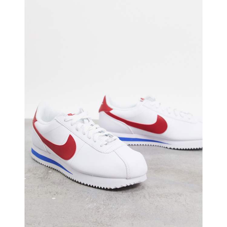 White and store red cortez nike