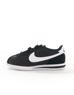 NIKE ☆ Classic Cortez Nylon OG Black×White Nike Cortez nylon sneakers in black and white | ASOS