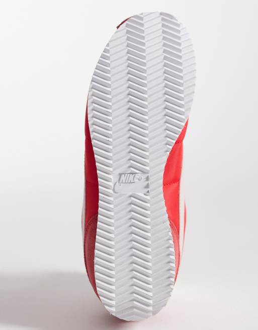 Nike Cortez nylon sneakers in red and pink, 4 of 5