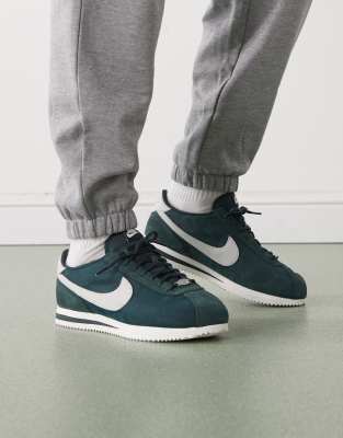 Nike Cortez Premium Sneakers In Green
