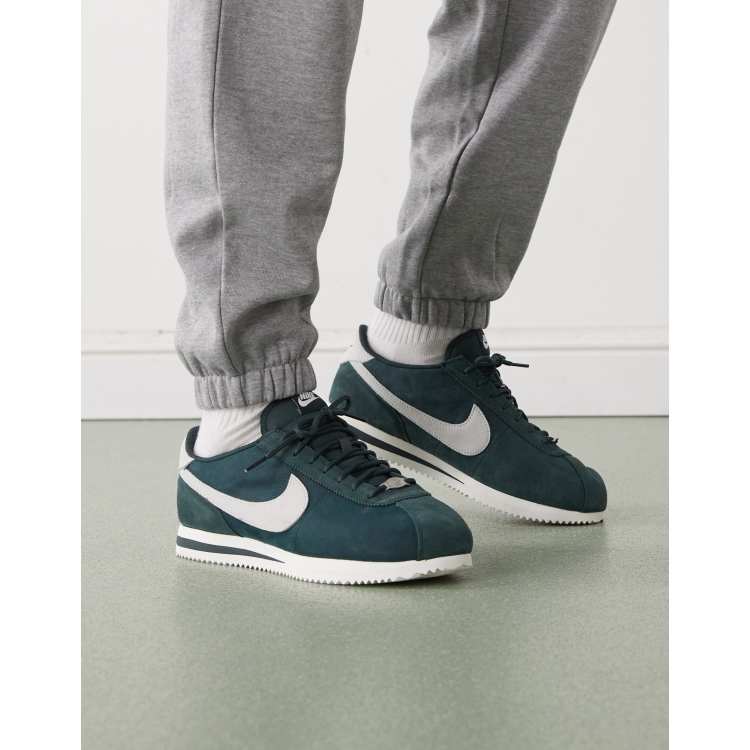 Nike Cortez Premium sneakers in dark green | ASOS display picture 2