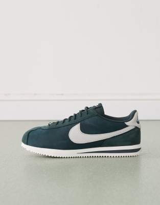 Nike Cortez Premium Sneakers In Green