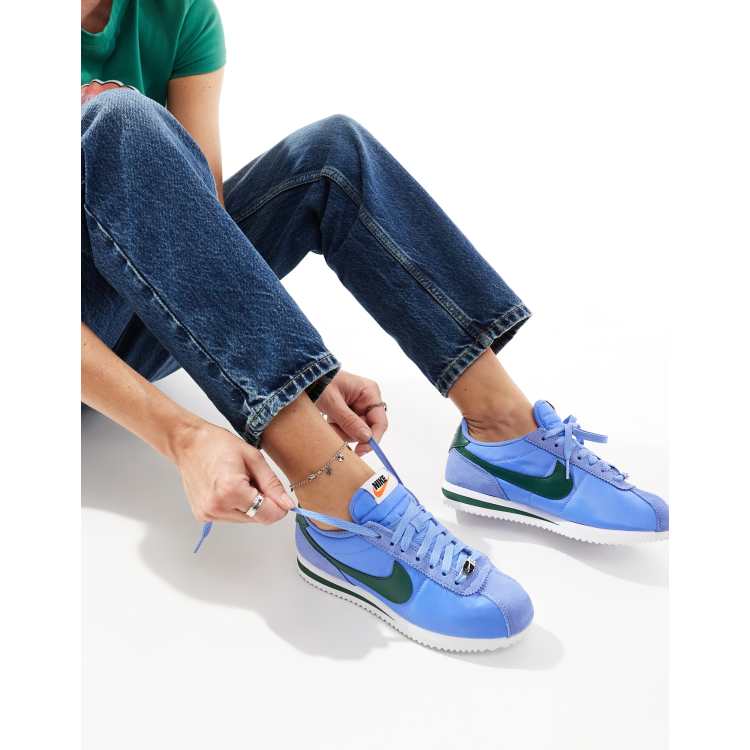 Nike Cortez Sneaker in Blau und Grun ASOS