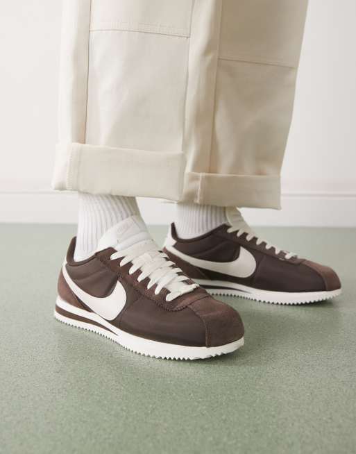 Nike Cortez sneakers in brown