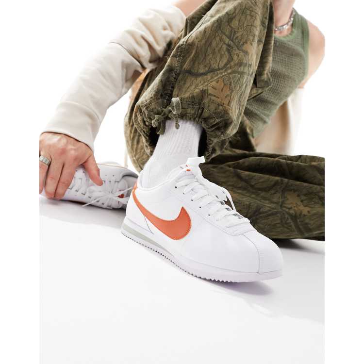 Nike cortez shop bianche e oro