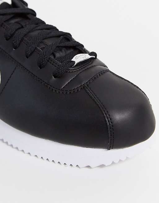nike cortez nere pelle Nike - Cortez - Sneakers nere in pelle