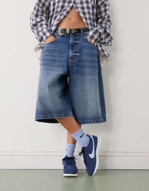 Nike Cortez suede sneakers in blue