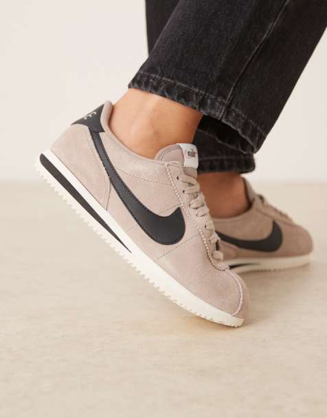Nike Cortez suede sneakers in brown - view 1