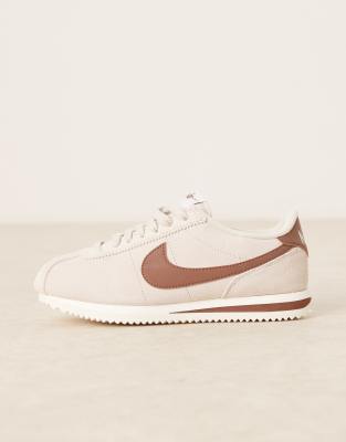 Nike Cortez Suede Sneakers In Brown