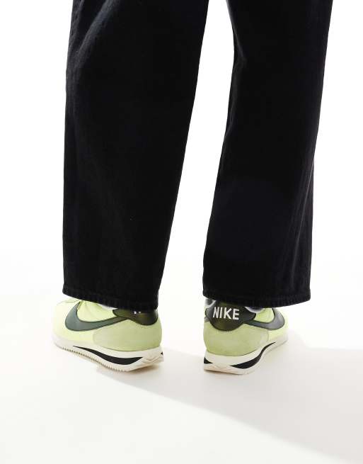 Nike Cortez textile sneakers in light green