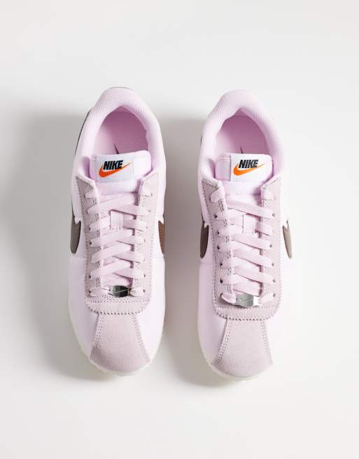 Nike Cortez trainers in pink & brown, 2 of 5