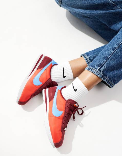 Nike - Cortez TXT - Baskets - Rouge et bleu - view 1
