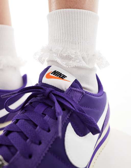 Nike Cortez TXT Baskets Violet ASOS