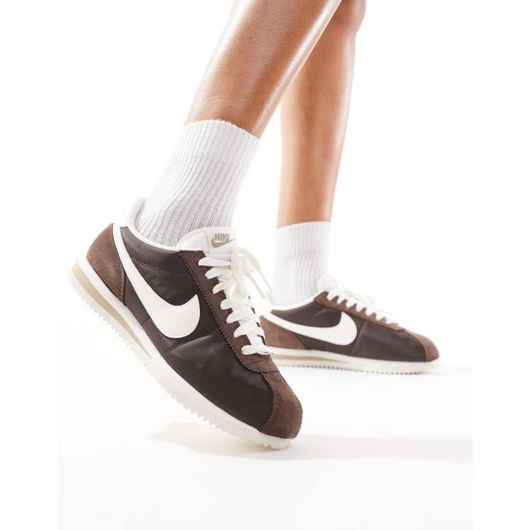 Nike Cortez TXT sneakers in brown ASOS