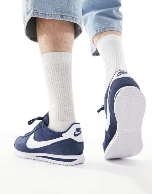 Navy and white nikes hotsell