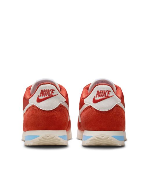 Nike Cortez TXT sneakers in red and white ASOS