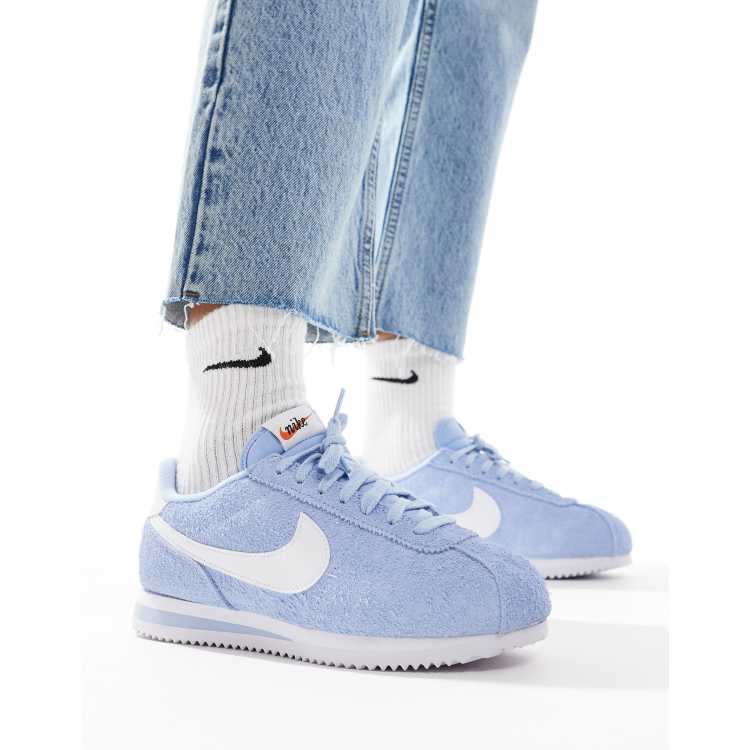 Nike Cortez Vintage Sneakers azzurre e bianche