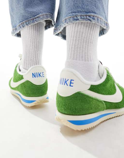 Nike Cortez Vintage suede unisex trainers in green ASOS