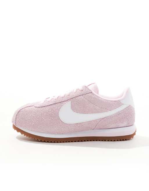 Nike Cortez Vintage trainers in pink and white