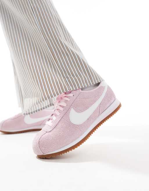 Nike Cortez Vintage trainers in pink and white