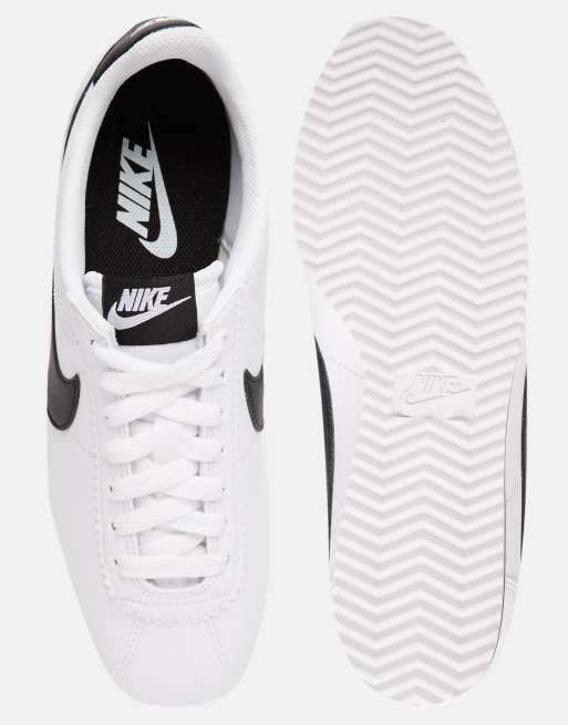 Nike – Cortez – Vita sneakers i skinn, 3 av 4