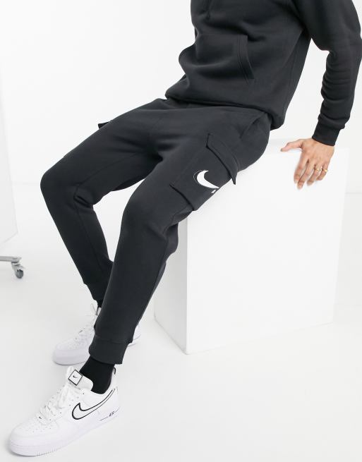 Mens black nike online cargo joggers