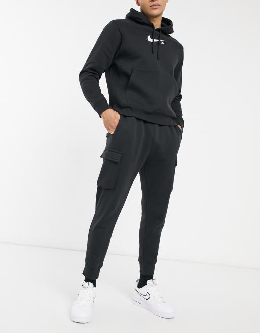 Nike court cargo joggers in black