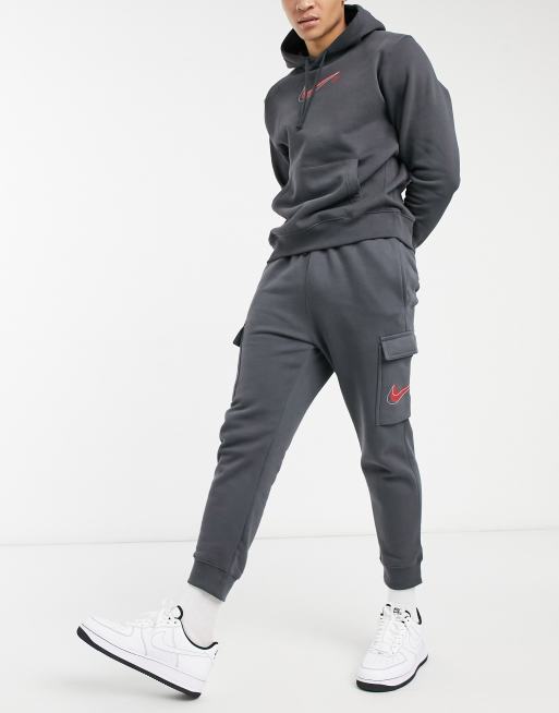 Nike court cargo joggers in dark anthracite ASOS