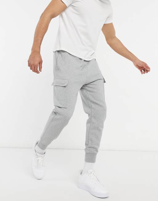 Grey nike best sale cargo joggers