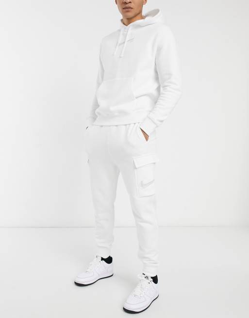 Nike court cargo joggers in white ASOS