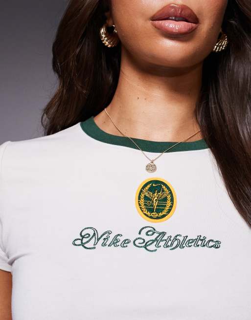 Nike Court Club fitted t-shirt in beige , 2 of 4