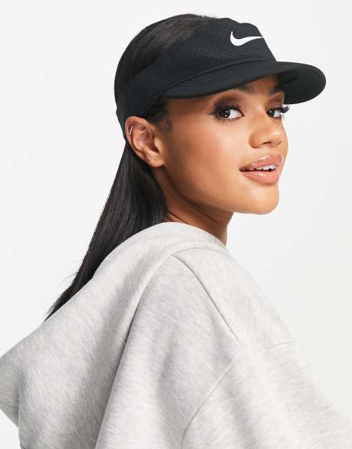 Black nike visor womens shop