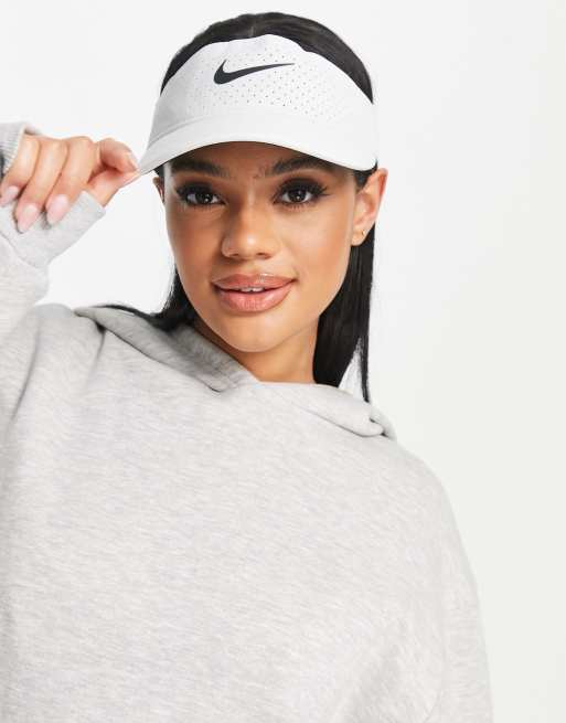 Nike Court Dri FIT Aero Advantage visor in pale pink ASOS