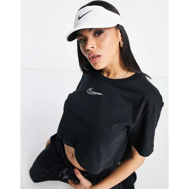 Nike Court Dri-FIT Aero Advantage visor in pale pink