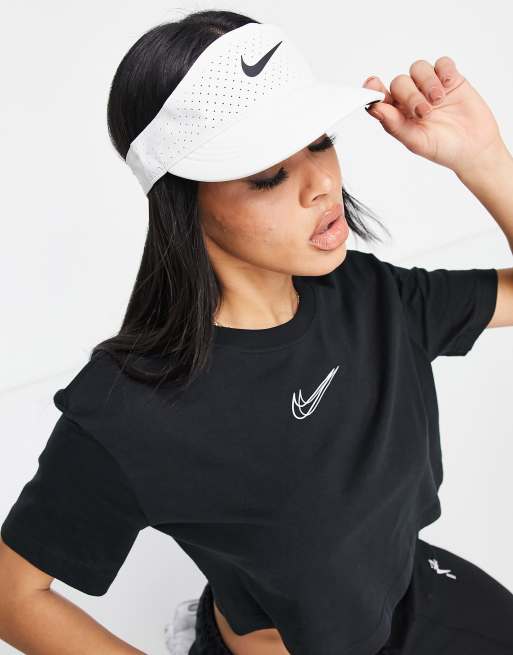 Nike Court Dri FIT Aero Advantage visor in white