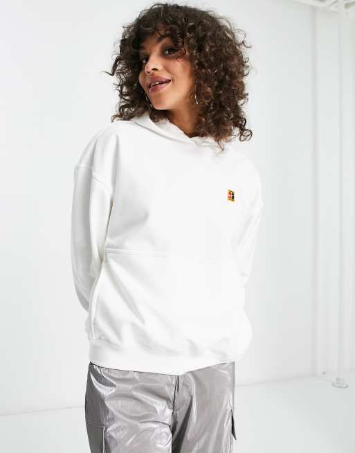 White dri fit hoodie shop